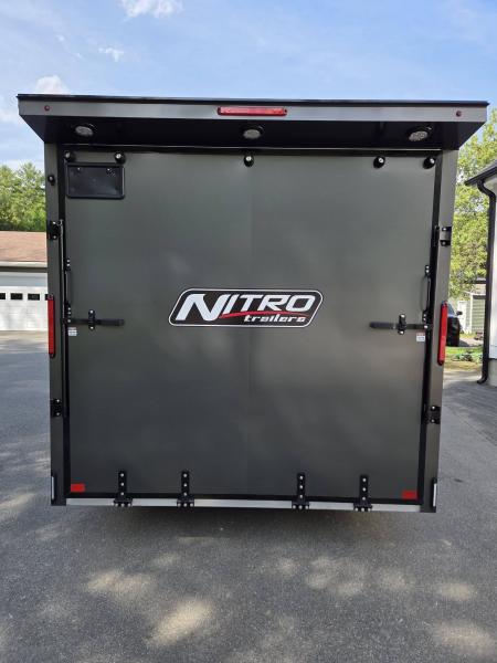 New 2026 Nitro 8.5X24 9990LB GVWR ALUMINUM CAR TRAILER EXTRA HEIGHT TORSION AXLES Car Hauler