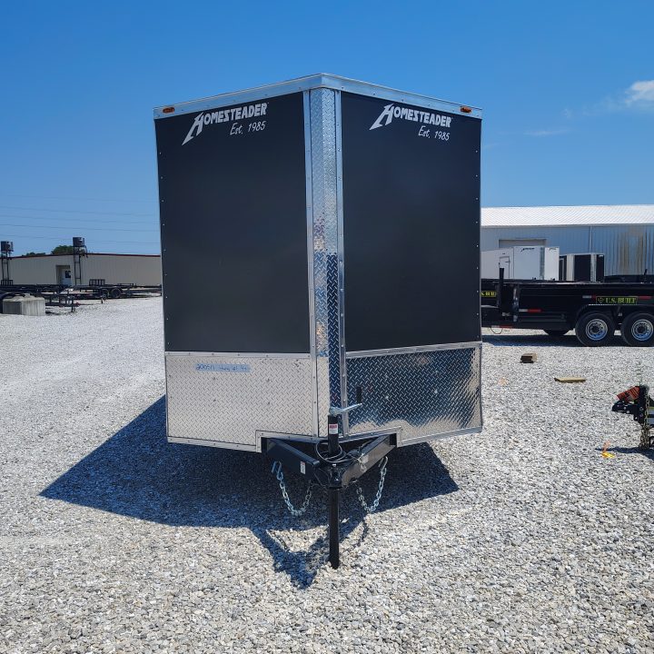 New 2026 Homesteader 7x16 TA, 6'6" interior height, 3.5k axles, .080 polycore, Intrepid series with Barn Doors Cargo / Enclosed Trailer