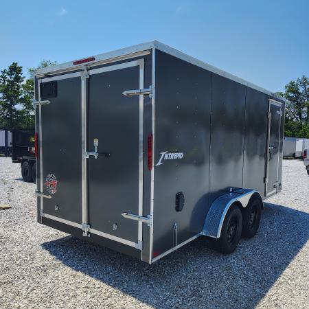 New 2026 Homesteader 7x16 TA, 6'6  interior height, 3.5k axles, .080 polycore, Intrepid series with Barn Doors Cargo / Enclosed Trailer