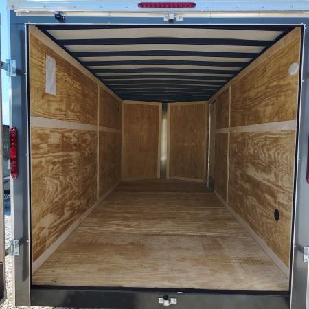 New 2026 Homesteader 7x16 TA, 6'6" interior height, 3.5k axles, .080 polycore, Intrepid series with Barn Doors Cargo / Enclosed Trailer