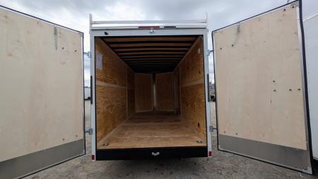 New 2026 Homesteader 7x16 HD SERIES CONTRACTOR Intrepid V-Nose Cargo Trailer w/ BARN DOORS, LADDER RACKS