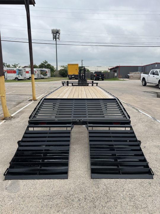 New 2026 Stanley Trailers 102"x25' Deck Over with 5' mega ramps Equipment Trailer