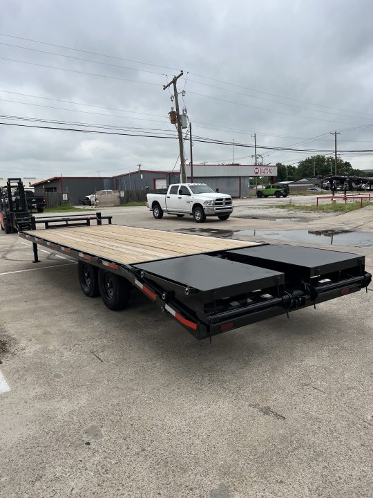 New 2026 Stanley Trailers 102"x25' Deck Over with 5' mega ramps Equipment Trailer