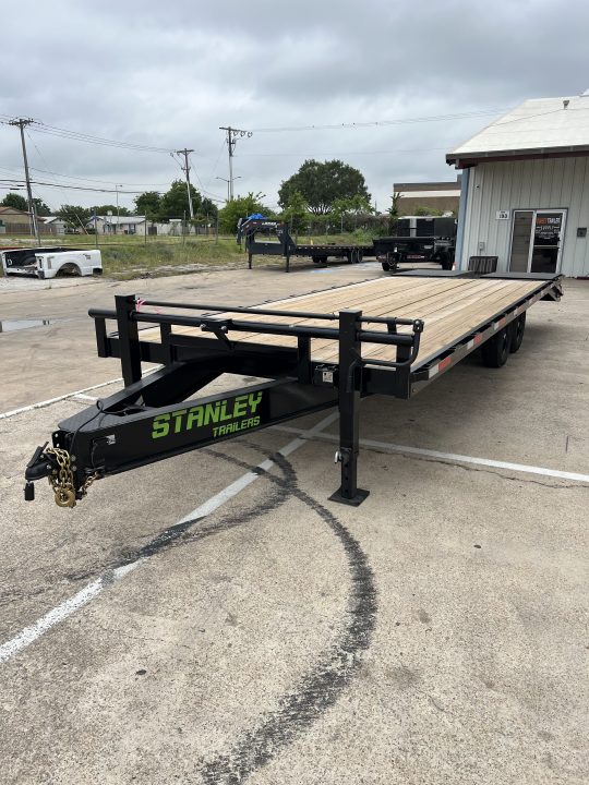 New 2026 Stanley Trailers 102"x25' Deck Over with 5' mega ramps Equipment Trailer