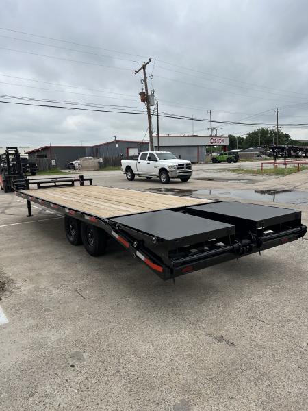 New 2026 Stanley Trailers 102"x25' Deck Over with 5' mega ramps Equipment Trailer