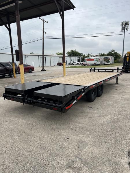 New 2026 Stanley Trailers 102"x25' Deck Over with 5' mega ramps Equipment Trailer