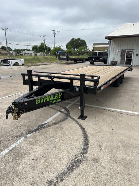 New 2026 Stanley Trailers 102 x25' Deck Over with 5' mega ramps Equipment Trailer