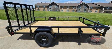 New 2026 H&H Trailers 82x12 Rail Side Utility Trailer