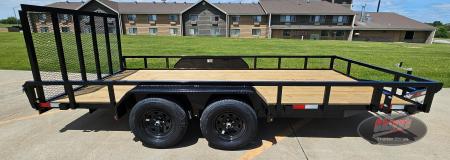 New 2026 H&H Trailers 82x16 Rail Side Utility Trailer