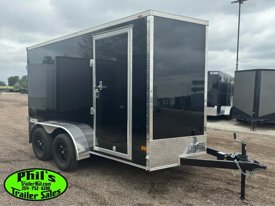 New 2026 Haulmark 6X12 Cargo / Enclosed Trailer PASSPORT DELUX - REAR DOUBLE DOORS!