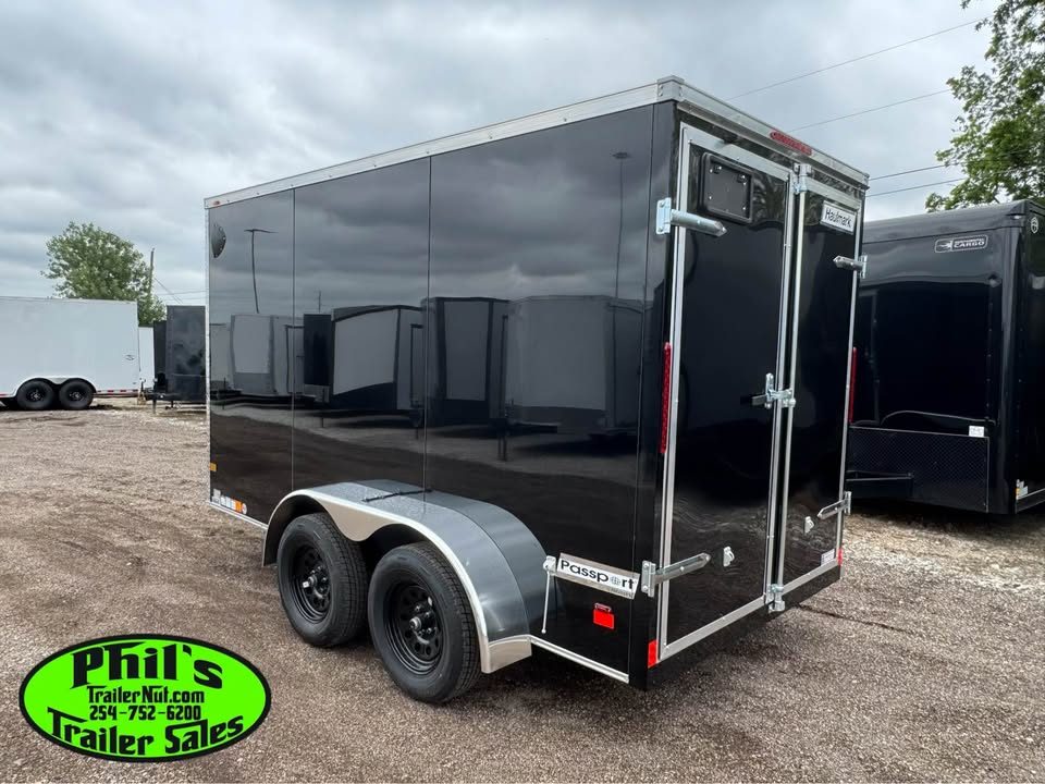 New 2026 Haulmark 6X12 Cargo / Enclosed Trailer PASSPORT DELUX - REAR DOUBLE DOORS!