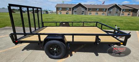 New 2026 H&H Trailers 82x12 Rail Side Utility Trailer