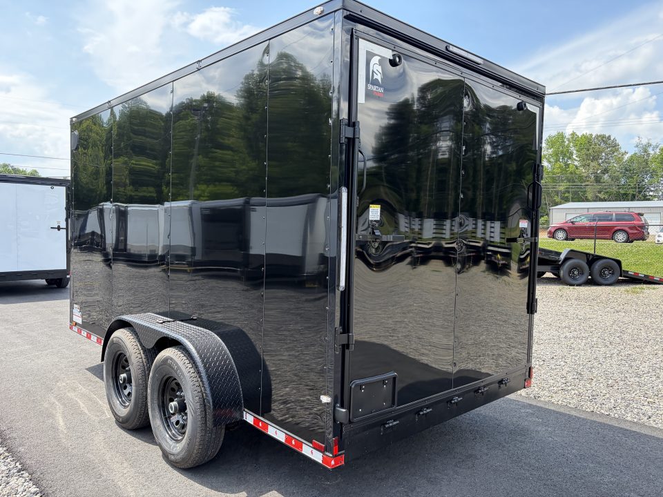 New 2026 Spartan 7X14 Enclosed Trailer, Pro-Series, 14K GVWR Big Package, 12" On Center Frame