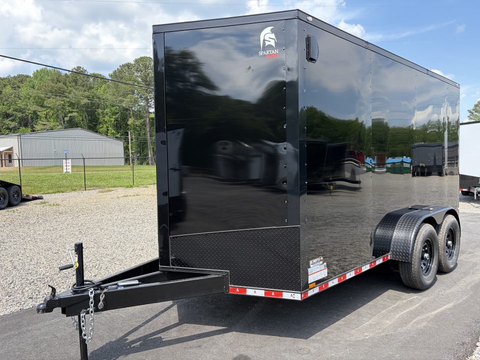 New 2026 Spartan 7X14 Enclosed Trailer, Pro-Series, 14K GVWR Big Package, 12" On Center Frame