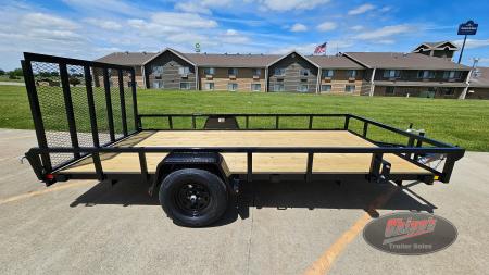 New 2026 H&H Trailers 82x14 Rail Side Utility Trailer