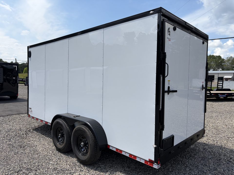 New 2026 Spartan 7X16 Enclosed Trailer, Pro-Series, 14K GVWR Big Package, 12" On Center Frame