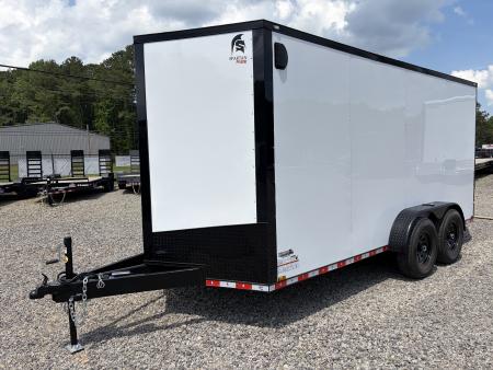 New 2026 Spartan 7X16 Enclosed Trailer, Pro-Series, 14K GVWR Big Package, 12" On Center Frame