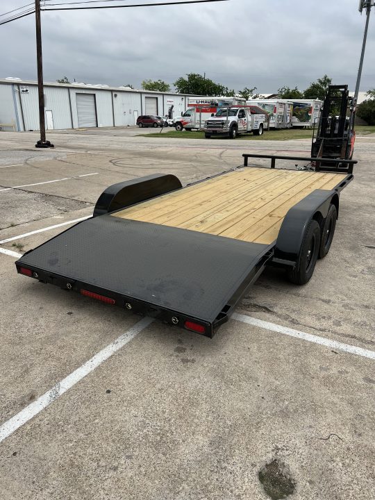 New 2026 Stanley Trailers 83"x18' Wood Deck Car Hauler