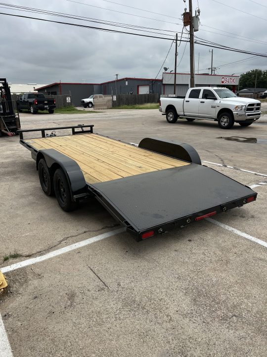 New 2026 Stanley Trailers 83"x18' Wood Deck Car Hauler