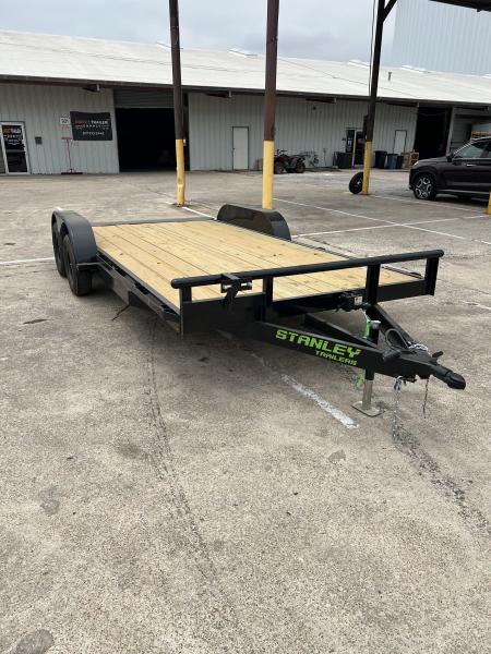 New 2026 Stanley Trailers 83"x18' Wood Deck Car Hauler