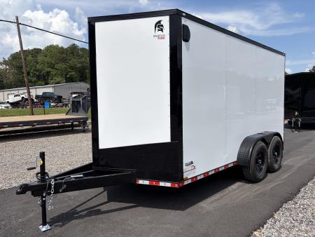 New 2026 Spartan 7X14 Enclosed Trailer, Pro-Series, 14K GVWR Big Package, 12" On Center Frame