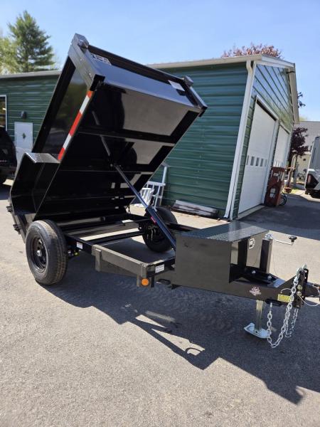 New 2026 Quality Steel and Aluminum 5x8 6000lb gvwr dump trailer new Dump Trailer