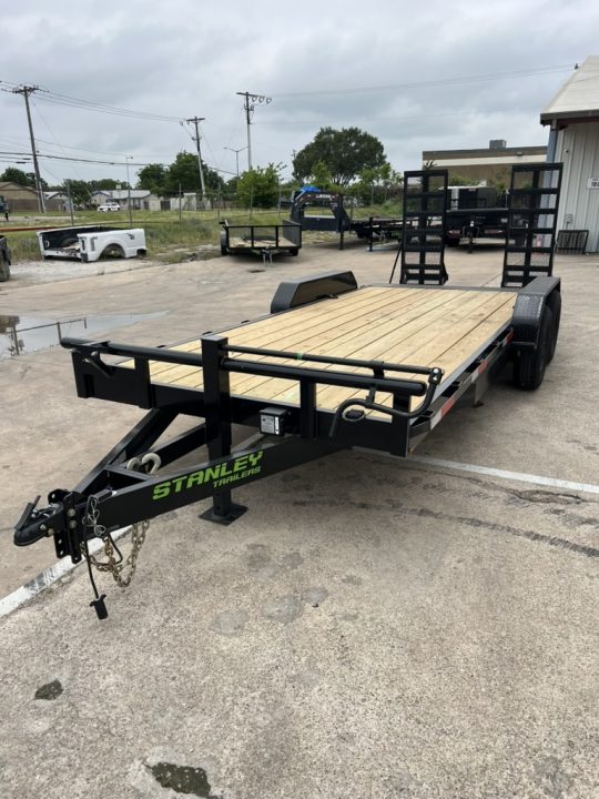 New 2026 Stanley Trailers 83"X20' Stand up ramp 14k Equipment Trailer