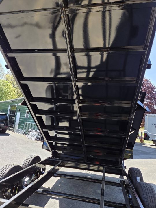 New 2026 Quality Steel and Aluminum 7x16 High side dump trailer with telescopic piston Dump Trailer