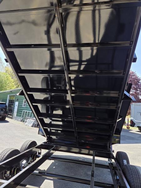New 2026 Quality Steel and Aluminum 7x16 High side dump trailer with telescopic piston Dump Trailer