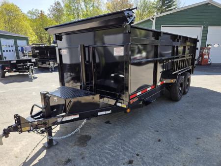 New 2026 Quality Steel and Aluminum 7x16 High side dump trailer with telescopic piston Dump Trailer