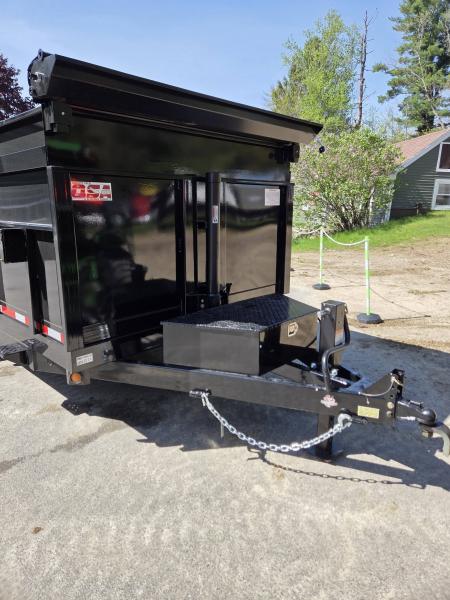New 2026 Quality Steel and Aluminum 7x16 High side dump trailer with telescopic piston Dump Trailer