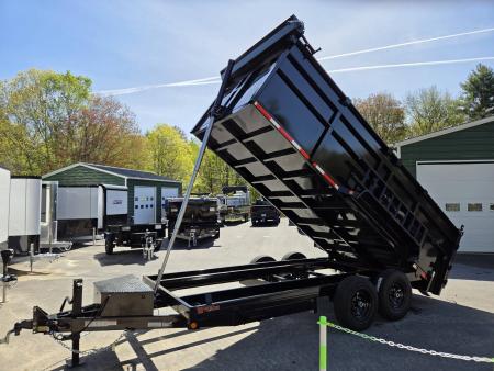 New 2026 Quality Steel and Aluminum 7x16 High side dump trailer with telescopic piston Dump Trailer