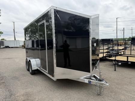 New 2027 LIGHTNING TRAILERS 7 X 16 ALL ALUMINUM Enclosed Trailer 7ft interior - Screwless