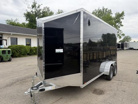 New 2027 LIGHTNING TRAILERS 7 X 16 ALL ALUMINUM Enclosed Trailer 7ft interior - Screwless