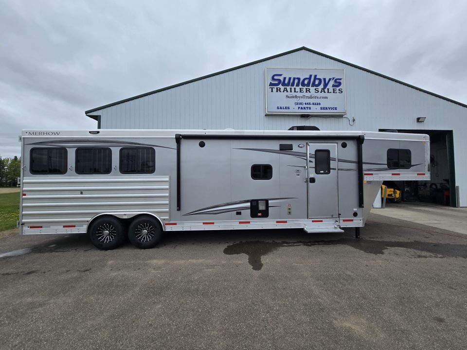 New 2026 Merhow Stampede 3 Horse Trailer