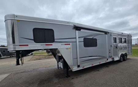 New 2026 Merhow Stampede 3 Horse Trailer