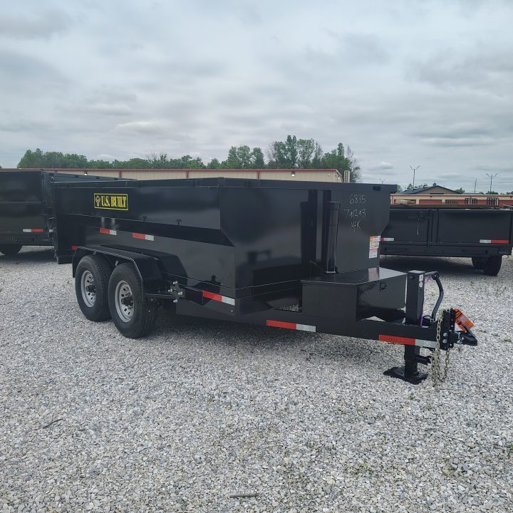 New 2026 Texas Pride/U.S Built 7x12x3 TA, 14k axles , barn doors/spreader gate combo Dump Trailer