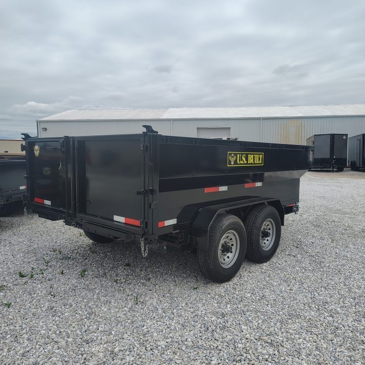 New 2026 Texas Pride/U.S Built 7x12x3 TA, 14k axles , barn doors/spreader gate combo Dump Trailer