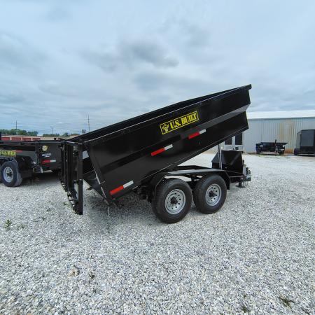 New 2026 Texas Pride/U.S Built 7x12x3 TA, 14k axles , barn doors/spreader gate combo Dump Trailer