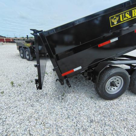 New 2026 Texas Pride/U.S Built 7x12x3 TA, 14k axles , barn doors/spreader gate combo Dump Trailer