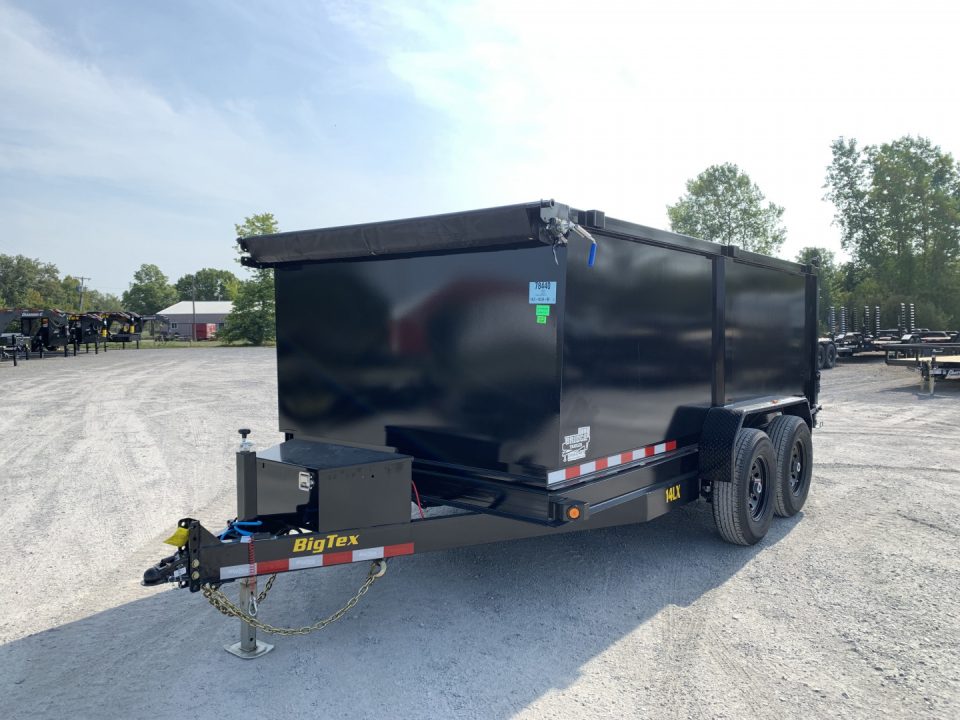 New 2027 Big Tex Trailers 14LX-14C4A-BK (83" X 14') 14K Dump Trailer