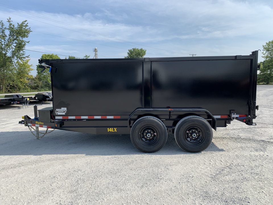 New 2027 Big Tex Trailers 14LX-14C4A-BK (83" X 14') 14K Dump Trailer