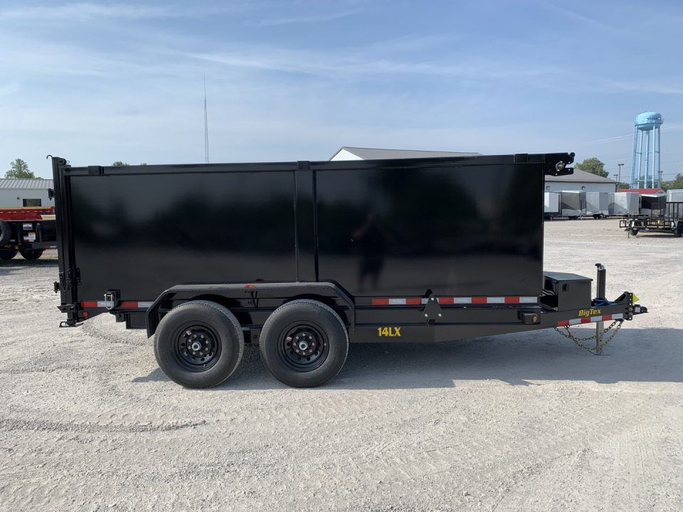 New 2027 Big Tex Trailers 14LX-14C4A-BK (83" X 14') 14K Dump Trailer