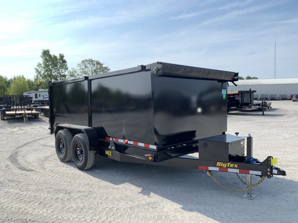 New 2027 Big Tex Trailers 14LX-14C4A-BK (83" X 14') 14K Dump Trailer