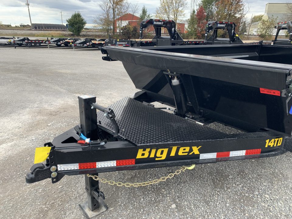 New 2027 Big Tex Trailers 14TD--14C2A-BK (83" X 14') 15.4K Telescopic Dump Trailer