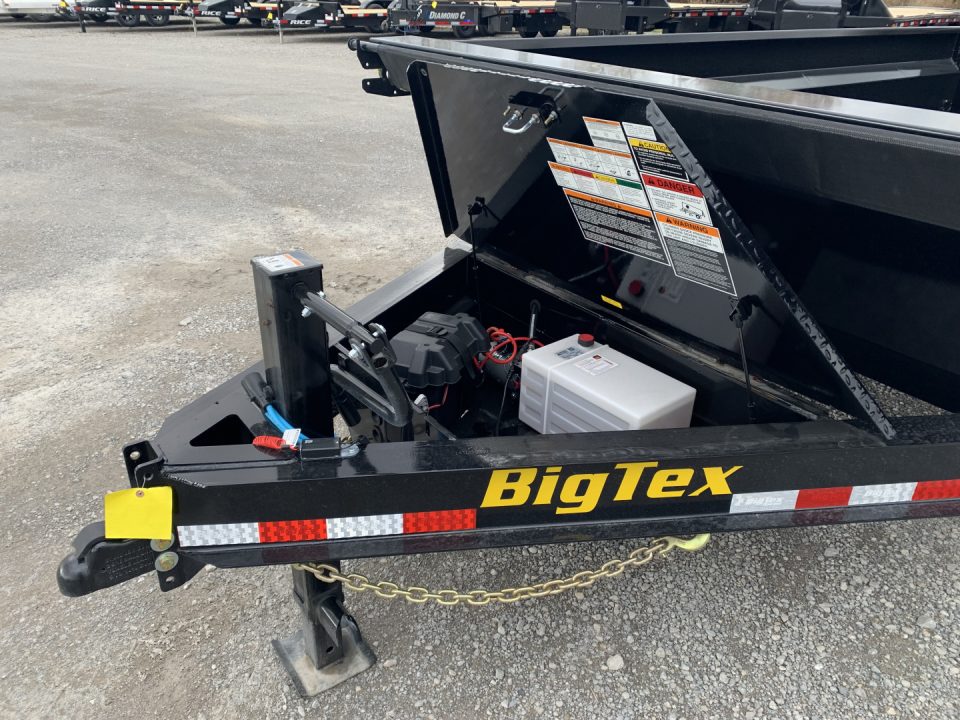 New 2027 Big Tex Trailers 14TD--14C2A-BK (83" X 14') 15.4K Telescopic Dump Trailer