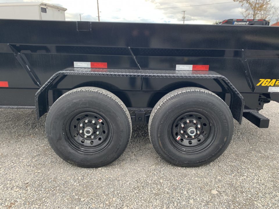 New 2027 Big Tex Trailers 14TD--14C2A-BK (83" X 14') 15.4K Telescopic Dump Trailer