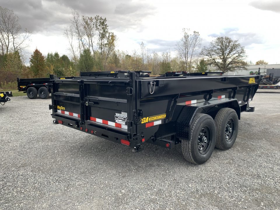 New 2027 Big Tex Trailers 14TD--14C2A-BK (83" X 14') 15.4K Telescopic Dump Trailer