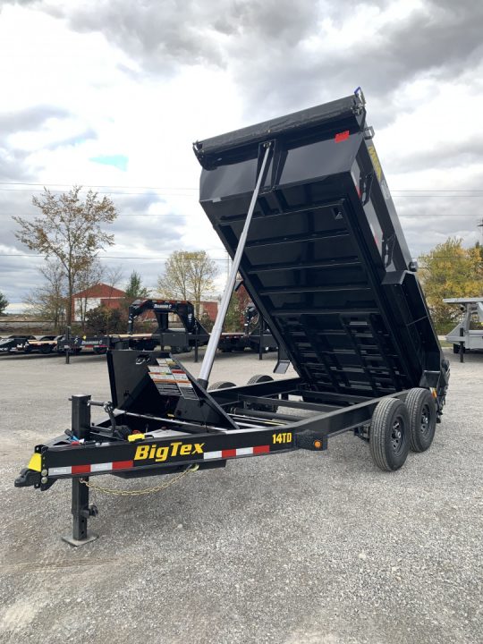 New 2027 Big Tex Trailers 14TD--14C2A-BK (83" X 14') 15.4K Telescopic Dump Trailer