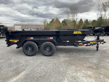 New 2027 Big Tex Trailers 14TD--14C2A-BK (83" X 14') 15.4K Telescopic Dump Trailer
